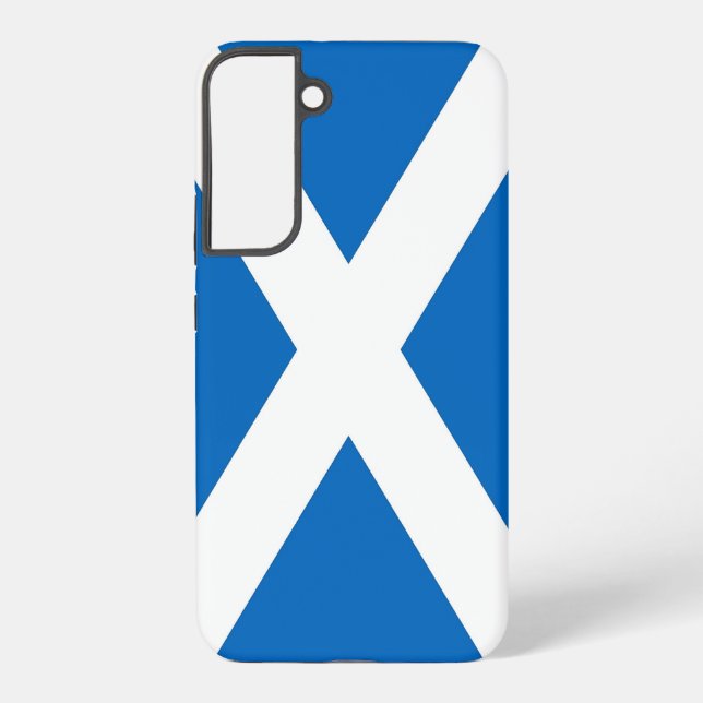 Samsung Galaxy S22 Plus Fallflagge von Schottland Samsung Galaxy Hülle (Rückseite)