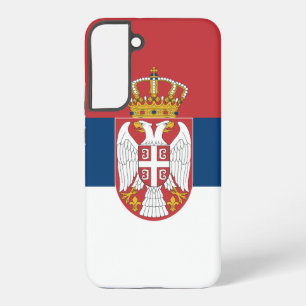 Samsung Galaxy S22 Plus Fallflagge von Serbien Hülle