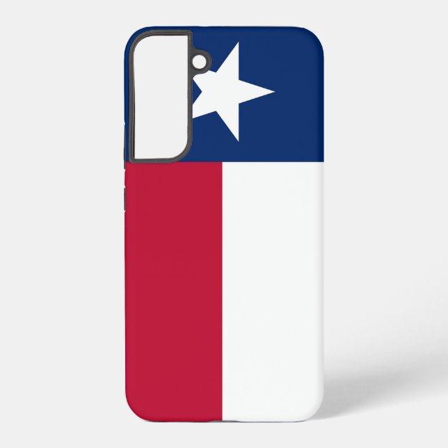 Samsung Galaxy S22 Plus Fallflagge von Texas Samsung Galaxy Hülle (Rückseite)