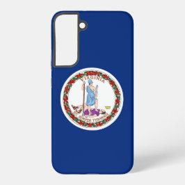 Samsung Galaxy S22 Plus Fallflagge von Virginia Hülle