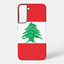 Samsung Galaxy S22 Plus Hülle Flagge des Libanon