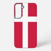 Samsung Galaxy S22 Plus Hülle Flagge von Dänemark