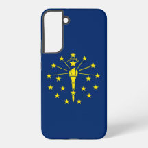 Samsung Galaxy S22 Plus Hülle Flagge von Indiana