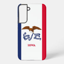 Samsung Galaxy S22 Plus Hülle Flagge von Iowa