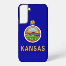 Samsung Galaxy S22 Plus Hülle Flagge von Kansas