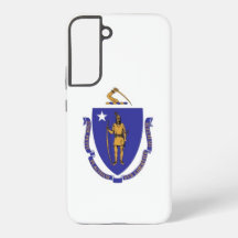 Samsung Galaxy S22 Plus Hülle Flagge von Massachus