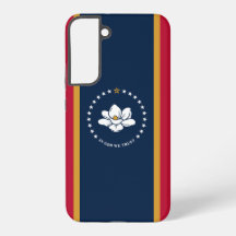 Samsung Galaxy S22 Plus Hülle Flagge von Mississip