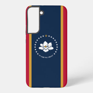 Samsung Galaxy S22 Plus Hülle Flagge von Mississip