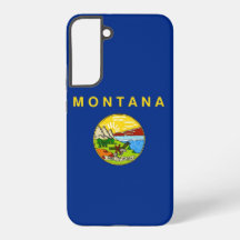 Samsung Galaxy S22 Plus Hülle Flagge von Montana