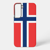 Samsung Galaxy S22 Plus Hülle Flagge von Norwegen