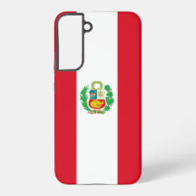 Samsung Galaxy S22 Plus Hülle Flagge von Peru
