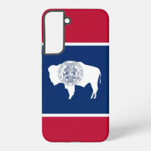 Samsung Galaxy S22 Plus Hülle Flagge von Wyoming