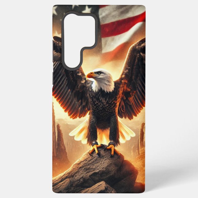 Samsung Galaxy S22 Ultra Case American Eagle Hülle (Rückseite)
