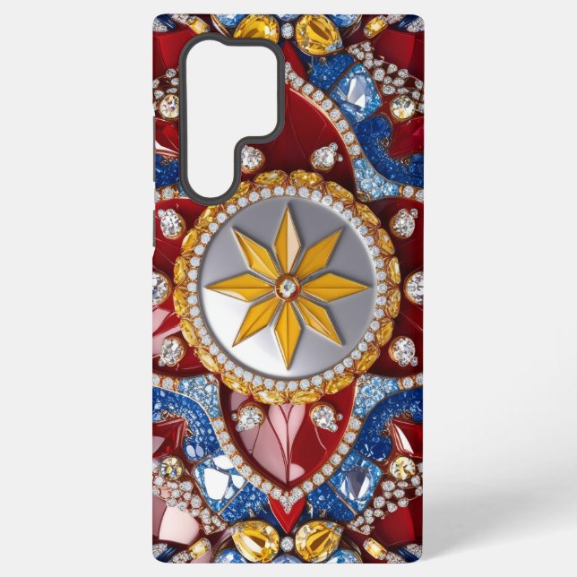 Samsung Galaxy S22 Ultra Case kolumbianische Farbe Hülle (Rückseite)