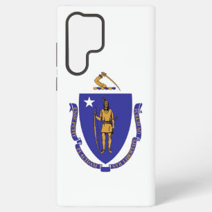 Samsung Galaxy S22 Ultra Case Massachusetts Flag Hülle