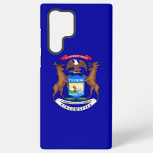 Samsung Galaxy S22 Ultra Case Michigan Fahne