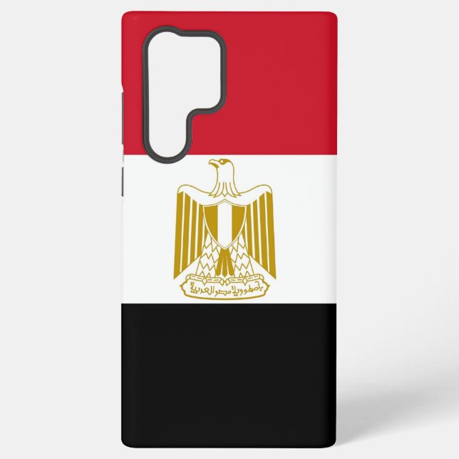 Samsung Galaxy S22 Ultra Case mit ägyptischer Flag Hülle (Rückseite)