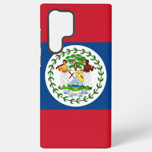 Samsung Galaxy S22 Ultra Case mit Belize-Flagge Samsung Galaxy Hülle