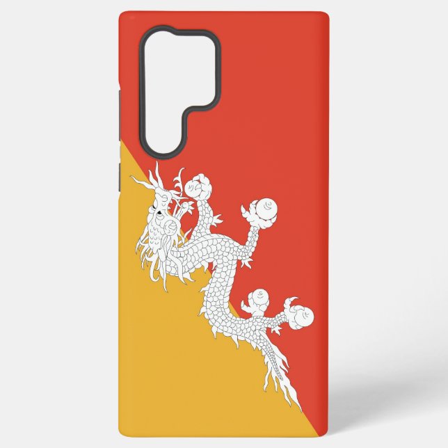 Samsung Galaxy S22 Ultra Case mit bhutanischer Fla Hülle (Rückseite)