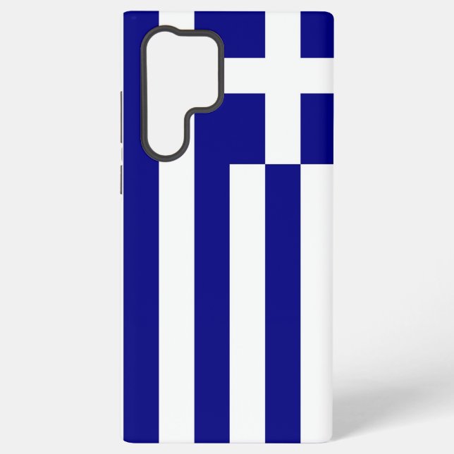 Samsung Galaxy S22 Ultra Case mit griechischer Fla Hülle (Rückseite)
