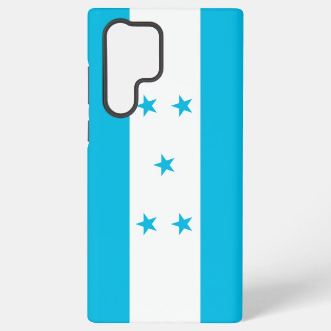Samsung Galaxy S22 Ultra Case mit Honduras-Flagge Hülle (Rückseite)