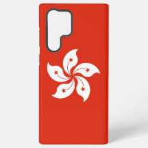 Samsung Galaxy S22 Ultra Case mit Hongkong-Flagge