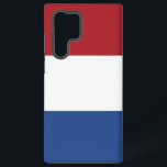 Samsung Galaxy S22 Ultra Case Niederlande Flagge Hülle<br><div class="desc">Die Samsung S22 Ultra Edition Cover mit der niederländischen Flagge, die den Schutz mit der Feier des holländischen Erbes verbinden soll. Dieses Cover wurde mit viel Liebe zum Detail gestaltet und zeigt stolz die ikonische Trifarbe Rot, Weiß und Blau, die die Geschichte, Kultur und nationale Identität der Niederlande symbolisiert. Egal,...</div>