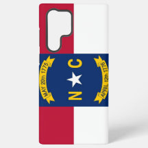 Samsung Galaxy S22 Ultra Case North Carolina Flagg