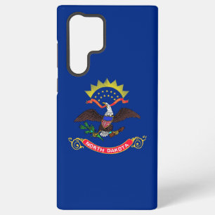 Samsung Galaxy S22 Ultra Case North Dakota Fahne Hülle