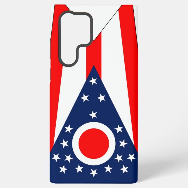 Samsung Galaxy S22 Ultra Case Ohio Flag Hülle (Rückseite)