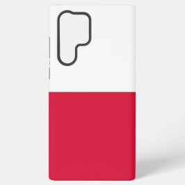 Samsung Galaxy S22 Ultra Case - Polnische Flagge Hülle