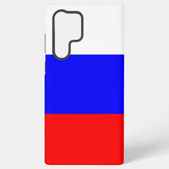 Samsung Galaxy S22 Ultra Case Russland-Flagge Hülle (Rückseite)