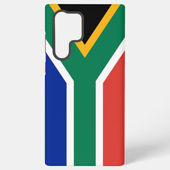 Samsung Galaxy S22 Ultra Case Südafrika Flagge Hülle (Rückseite)