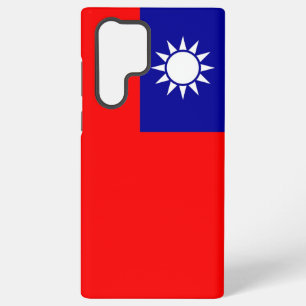 Samsung Galaxy S22 Ultra Case Taiwan-Flagge Hülle