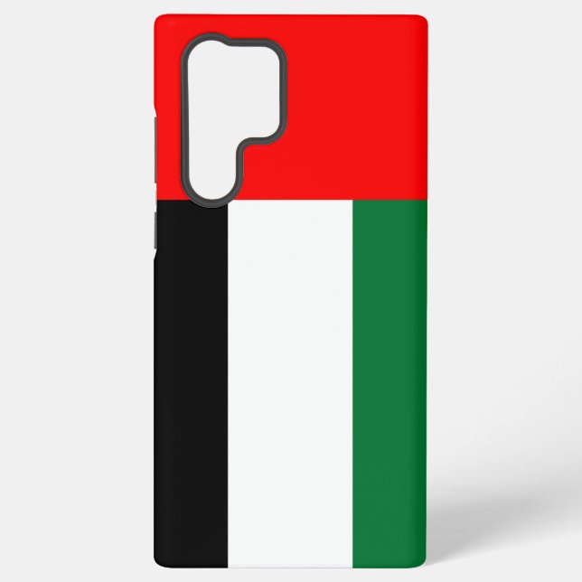 Samsung Galaxy S22 Ultra Case UAE-Flagge Hülle (Rückseite)