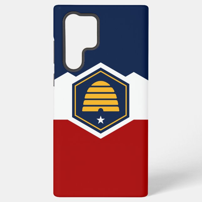 Samsung Galaxy S22 Ultra Case with Utah flag Hülle (Rückseite)