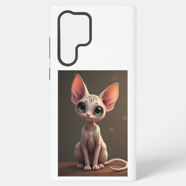 Samsung Galaxy S22 Ultra Cat Image Case Hülle (Rückseite)