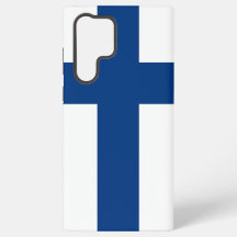 Samsung Galaxy S22 Ultra Hülle mit finnischer Flag