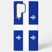 Samsung Galaxy S22 Ultra Hülle mit Québec-Flagge