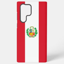 Samsung Galaxy S22 Ultra Hülle Peru-Flagge