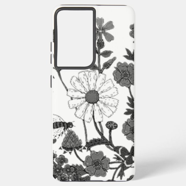 Samsung galaxys21 Ultracase Blume Design Samsung Galaxy Hülle (Rückseite)