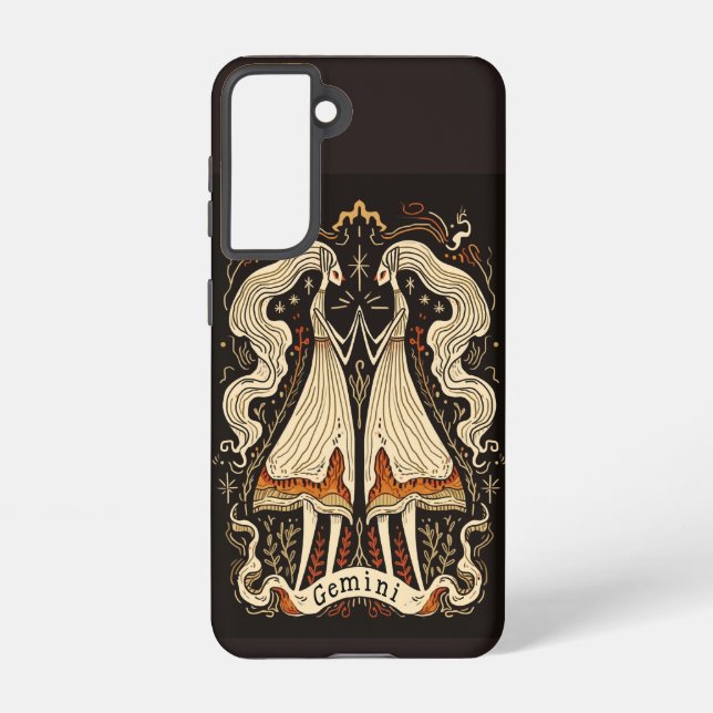 Samsung Handy Case Gemini Celestial Zodiac Art Samsung Galaxy Hülle (Rückseite)