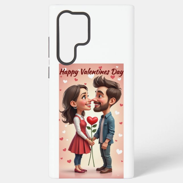 Samsung Handy Gehäuse für Valentinstag Samsung Galaxy Hülle (Rückseite)