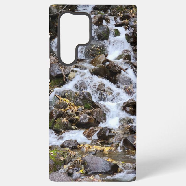 Samsung iPhone Case mit friedlichem Stream Galaxy Hülle (Rückseite)