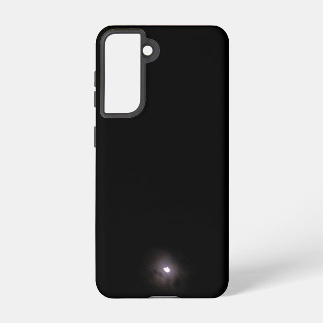 SAMSUNG S21  i Phone Case GALAXY moon Hülle (Rückseite)