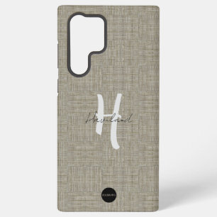 SamsungCase mit einem natürlichen Linen Look Desig Samsung Galaxy Hülle