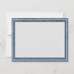 Samt Seas Flat Danke Note Card