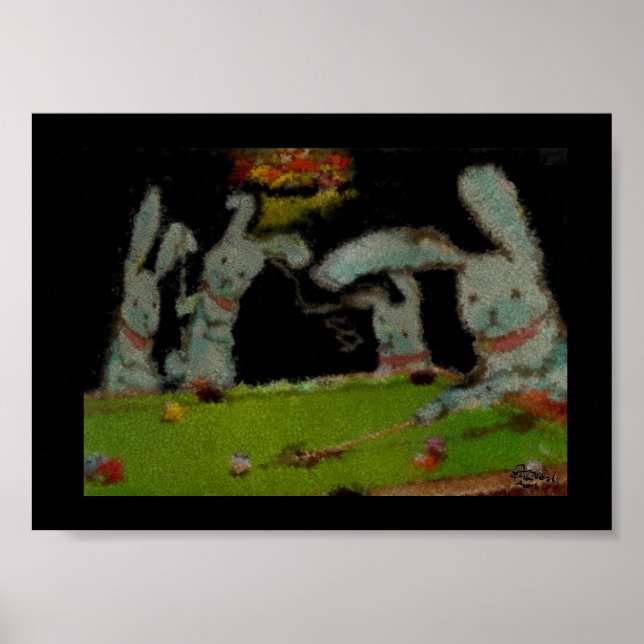 Samt Teens Playing Pool Poster (Vorne)