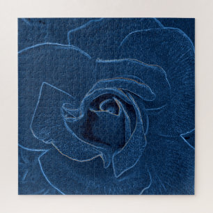 samtblaue Rose