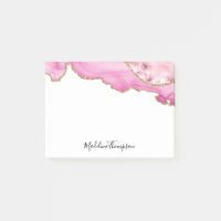 Samtene Pink Gold Achat Geode Script Typografie